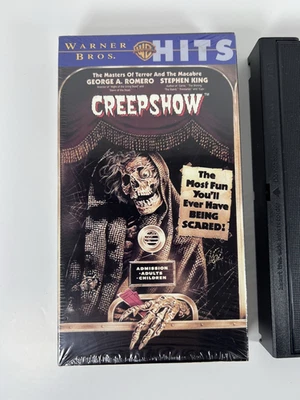 Creepshow VHS 1998 Warner Bros. Impresión de éxitos como nueva probada Foto 1 de 4