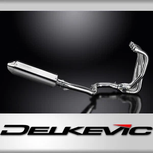Kawasaki ZX-11 Ninja 1990-01 Complete Exhaust 4-1 13" Tri-Oval Stainless Muffler - Bild 1 von 5