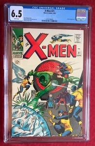 X-Men #21 CGC 6.5 1966 Marvel 1st Appearance Dominus White Pages - Picture 1 of 3