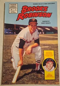 1992 BROOKS ROBINSON Baltimore Orioles Magnum Comics #1 Fantastic First Issue - Picture 1 of 2