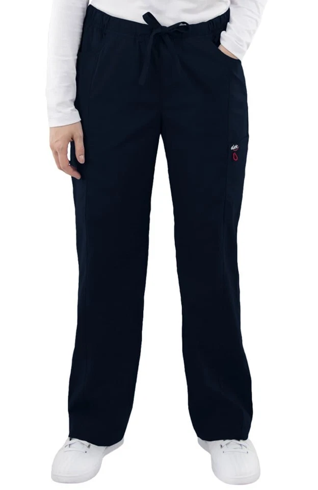 Allheart Drawstring Cargo Scrub Pant NAVY