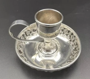 Webster Sterlingsilber Floral Repousse Kammerstab - Bild 1 von 12