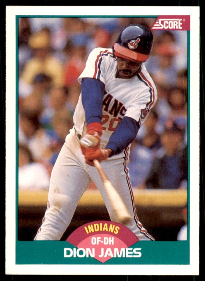1989 Score Rookie & Traded- Dion James Cleveland Indians #51T - Image 1 of 2