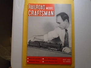 1950 RAILROAD MODEL CRAFTSMAN MAGAZINE, BOOKS, TRAINS, ( MAY 1950) FREE SHIP - Picture 1 of 4