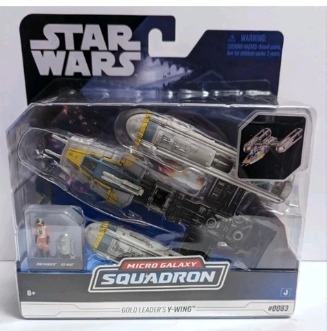In Hand! Star Wars Micro Galaxy Squadron Series 4 Gold Leader Y-Wing 0083 Cover