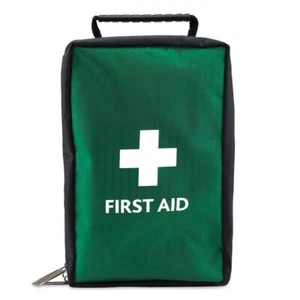 EMPTY FIRST AID BAG WITH COMPARTMENTS - EXTRA LARGE - GREEN - COPENHAGEN BAG - Picture 1 of 2