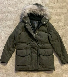 ABERCROMBIE & FITCH DAMEN KUSCHELIGER PARKA MANTEL JACKE OLIV GRÖSSE SMALL BRANDNEU - Bild 1 von 5