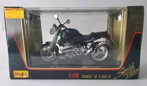 BMW R1100 R 1100 R110R MAISTO 1995 EDIZIONE SPECIALE MOTO D'EPOCA MODELLO 1/10 - Foto 1 di 11
