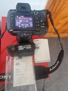 Sony DSLR-A900 24.6MP. 2 Batteries and Vertical Battery Grip In Excellent Cond. - Picture 1 of 11