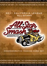 2011 California League All-Stars Grandstand 1 Modesto Nuts Hot Roc Car Checklist