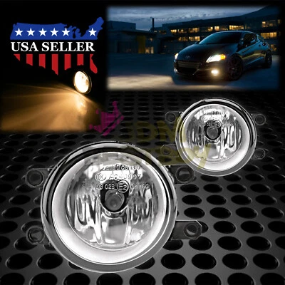 2006 Scion XA Pair Clear Lens Halogen Lamp Fog Light Fit Quality Replacement T4 - Image 1 of 4