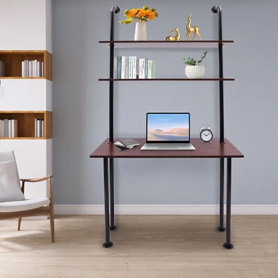 Wall Mounted Desk Wall Mount Computer Writing Table Wall Organizer - Image 1 of 4