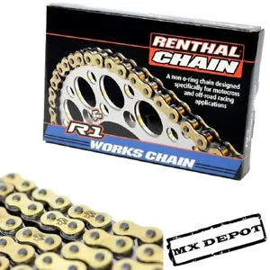 CATENA RACING RENTHAL R1 520 HEAVY DUTY MX WORKS YAMAHA YZ250F YZ450F - Foto 1 di 1