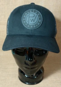 NEU OHNE ETIKETT PENDLETON WHISKY HUT SCHWARZ DRUCKKNOPFLASCHE LOGO PATCH NIE GETRAGEN!! - Bild 1 von 8
