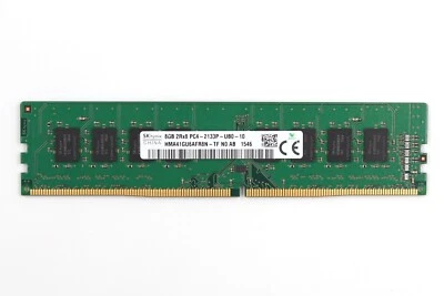 SK Hynix 8GB 2RX8 PC4-2133P-UB0-10 NON-ECC Unbuffered Memory HMA41GU6AFR8N-TF - Image 1 of 3