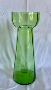 Antikes 40er/50er Jahre Hyazinthen Glas, Klarglas grün Markenlos Top Zustand - Bild 1 von 7
