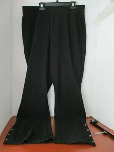 ONE STEP UP~Black PULL ON CASUAL PANTS w/ Flared Legs~Women's 2W~NWT - Picture 1 of 4