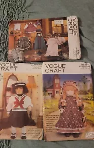 doll clothes patterns vogue crafts - Picture 1 of 2
