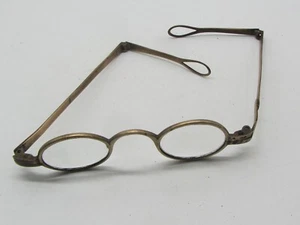 Vintage massive Messing Brille/Brille verlängert/umlaufendes Gestell - Bild 1 von 8