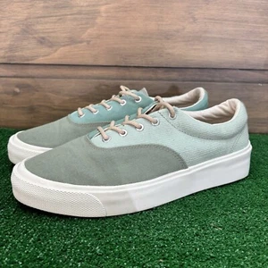 Mens 10.5 Converse Skid Grip OX Textile Oil Green Shoes MSRP $130 169641C - Picture 1 of 21