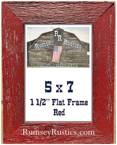 5x7" color washed barnwood rustic barn picture frame wood blue white turquoise - Picture 1 of 20