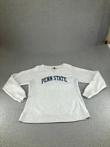 Penn State Nittany Lions Sweatshirt Mens Large White Champion Reverse Weave Y2K - Picture 1 of 24