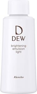 KANEBO DEW Brightening Emulsion Light Skin Care 100 ml (3.4 fl oz) Refill JAPAN
