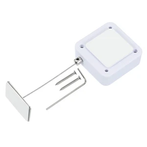 Retractable Remote Control Tether 6.6 ft, White(Square Iron Cap) - Zdjęcie 1 z 6