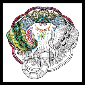 Proyecto de bordado ~ Design Works Zenbroidery Elephant #DW4401 - Imagen 1 de 3