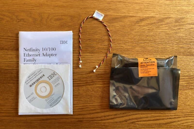 IBM Netfinity 10/100 Ethernet Adapter with Manual & CD New Factory Sealed - Image 1 of 4