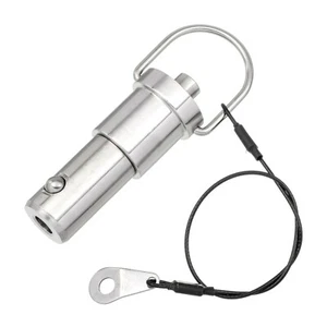 Stainless Steel 20mm Quick Release Ball Lock Pin 20mm Length Security Bolt - Picture 1 of 5