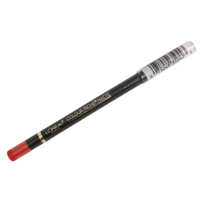 New Red L'Oreal Paris Color Rich Matte Lip Liner 100 Matte In Manhattan  - Image 1 of 4