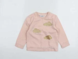 Abcd R Girls Pink Polyester Blend Cape Sweatshirt Size 5 Years - Picture 1 of 12