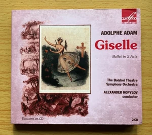 Adam GISELLE Bolshoi Theatre Symphony Orchestra Kopylov Melodiya 2CD - FREEPOST - Bild 1 von 7