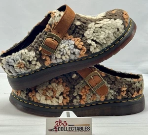 Dr. Martens Jorge II Clog Shearling Wool Multi Brown Tan Size 10 New No Box - Bild 1 von 4