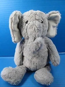 Target Fuzzy Gray Elephant Plush 12" Sitting Stuffed Animal Toy - Picture 1 of 7