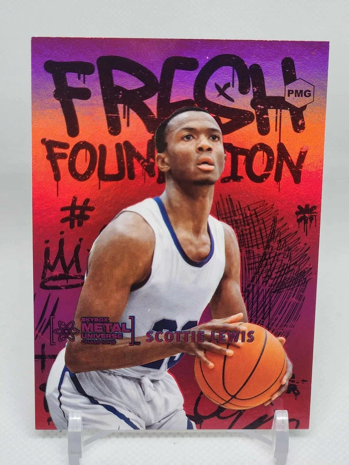 2021 Metal Universe Champions Scottie Lewis Fresh Foundation PMG Red #'D 122/150 - Image 1 of 2
