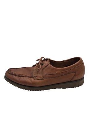 Zapatos Florsheim Para Hombre Talla 10.5 Cuero Marrón Sin usar, en caja, Puntera Derby Con cordones Informales 70724 Foto 1 de 4