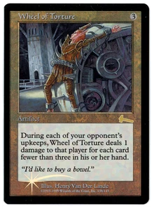Wheel of Torture - MTG (SP+/NM Quality FOIL) - Urza's Legacy - See pics/scans! - Picture 1 of 2