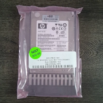 DH0146BALWN 504064-003 HP Hard Drive 146Gb Dual Port 15k SAS - Image 1 of 4