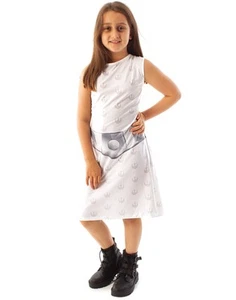 Vestido patinador Star Wars blanco princesa Leia sin mangas niñas - Imagen 1 de 10