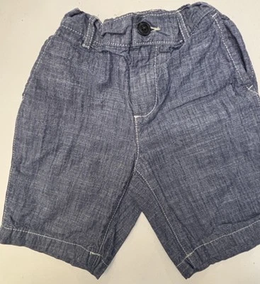 Children’s Place Boy’s Chino Shorts Size 5 Adjustable Waist Cotton Denim - Image 1 of 4
