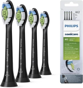 Schwarz W2 Philips Sonicare - Optimal White Ersatz-Zahnbürstenköpfe (4er Pack) - Bild 1 von 4