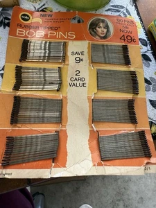 Solo Gummispitze Bob Pins Kunststoff beschichtet mit Nylon 120 Stück Vintage 1970 - Bild 1 von 7