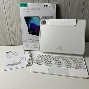 ESR Magnetic Keyboard Case Rebound Series für iPad Pro 12.9 2022/21/20, 18 weiß - Bild 1 von 11