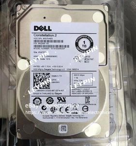 NEW Dell 1TB 6G 7.2K 2.5" SAS 9W5WV 09W5WV ST91000640SS Server HDD Hard Drive- - Picture 1 of 2