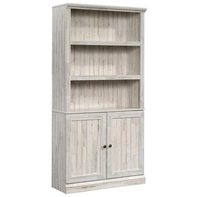 Sauder Select Engineered Wood 3-Shelf Bookcase in White Plank Foto 1 de 4