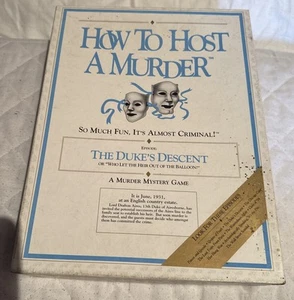How To Host A Murder Game - The Duke’s Descent 1990 Game With Cassette Tape - Picture 1 of 3