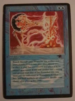 Transmute Artifact HP Antiquities MTG Magic the Gathering - Image 1 of 4