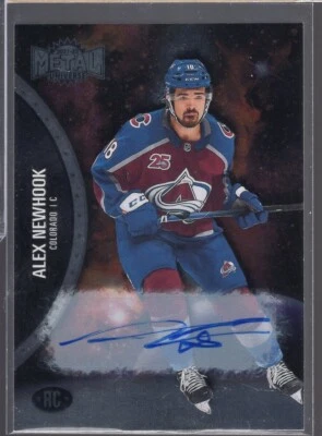 2021-22 Metal Universe Silver Autographs #180 Alex Newhook 049/199 - Image 1 of 2